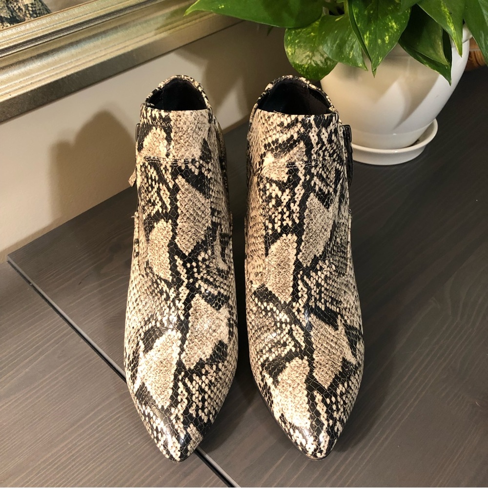 Franco Sarto Snake Print Bootie - image 3